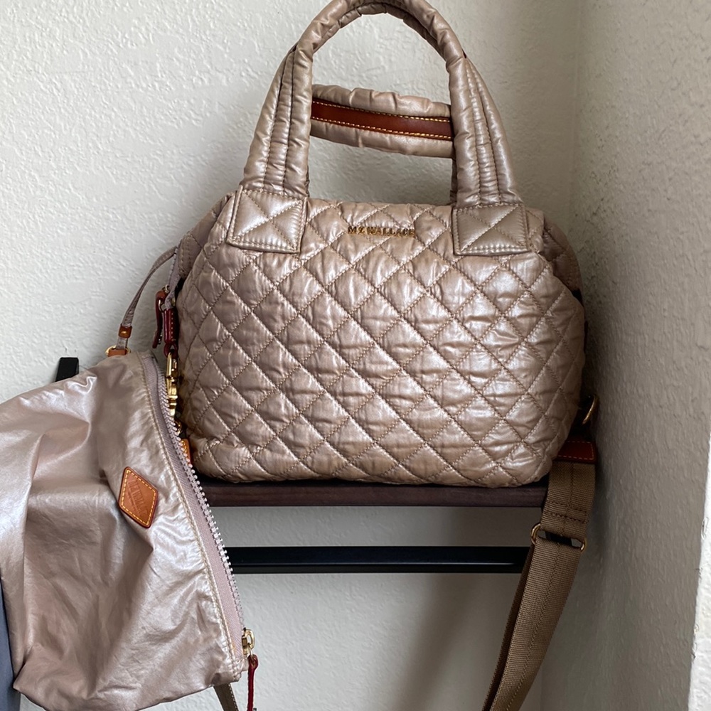 MZ Wallace Small Sutton In Caramel Fleck *Rare*